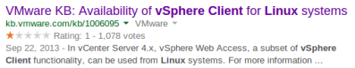 vsphere linux